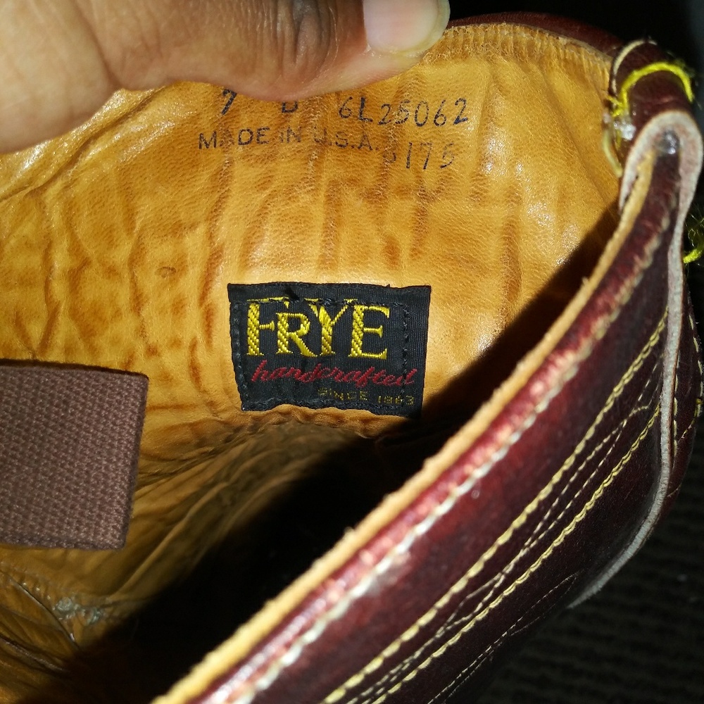 Frye vintage black label